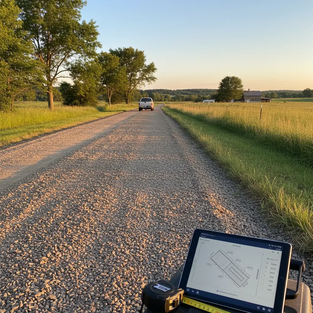 Asphalt Millings Driveway Calculator