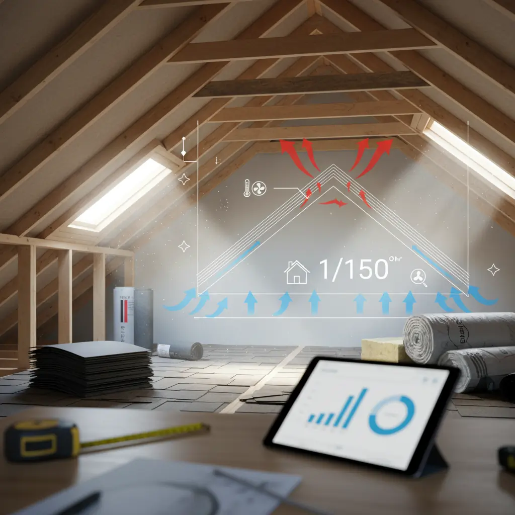 Attic Ventilation Calculator 1/150 Rule